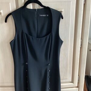 Tahari stunning black dressy dress